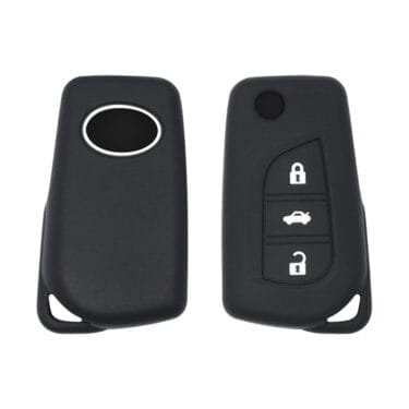 Toyota Camry Flip Key Remote Silicone Protective Cover Case 3 Button