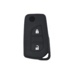 2 Button Silicone Cover Case Replacement For Toyota Hilux Corolla Auris Flip Key Remote