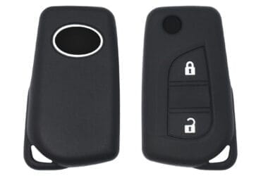 Toyota Hilux Auris Corolla Flip Key Remote Silicone Protective Cover Case 2 Button