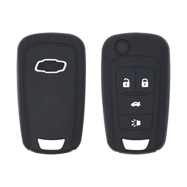 Silicone Flip Key Remote Cover Case Replacement 4 Buttons Fit For Chevrolet Cruze Impala