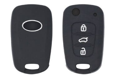 Hyundai Elantra Azera I20 I30 Flip Remote Key Silicone Protective Cover Case 3 Button