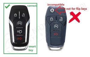 Silicone Smart Remote Key Fob Cover Case Fit For Ford