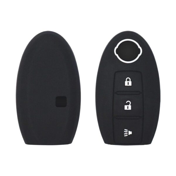 Nissan Rogue Sentra Versa Pathfinder Patrol Smart Key Remote Silicone Cover Case 3 Button