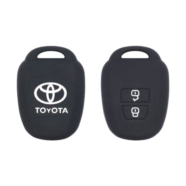 Toyota Yaris Hiace RAV4 Remote Head Key Silicone Protective Cover Case 2 Button