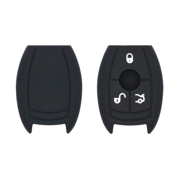 Mercedes Benz Remote key Fob Silicone Protective Cover Case 3 Buttons