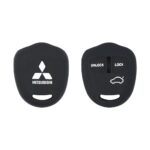 Mitsubishi Lancer Remote Head Key Silicone Protective Cover Case 3 Buttons