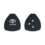 Toyota Camry Prado Remote Head Key Silicone Protective Cover Case 3 Buttons