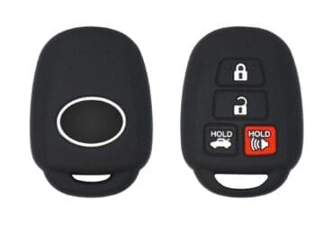 Toyota Corolla RAV4 Highlander Remote Head Key Silicone Protective Cover Case 4 Buttons