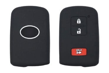 Toyota Land Cruiser Highlander Tundra Sequoia Smart Key Silicone Protective Cover Case 3-Button