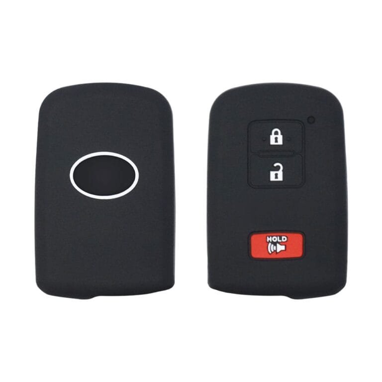 Toyota Land Cruiser Highlander Tundra Sequoia Smart Key Silicone Protective Cover Case 3-Button