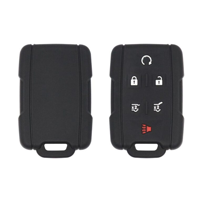 Silicone Smart Key Fob Cover Case Replacement 6 Buttons Fit For GMC Chevrolet