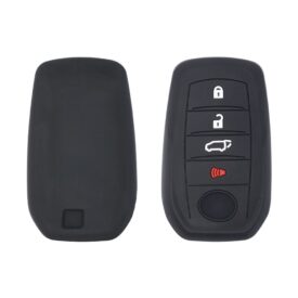 Toyota Corolla Cross Tundra Land Cruiser Smart Key Remote Silicone Protective Cover Case 4 Button
