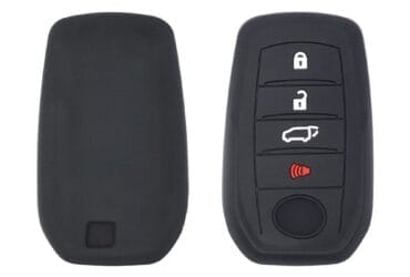 Toyota Corolla Cross Tundra Land Cruiser Smart Key Remote Silicone Protective Cover Case 4 Button