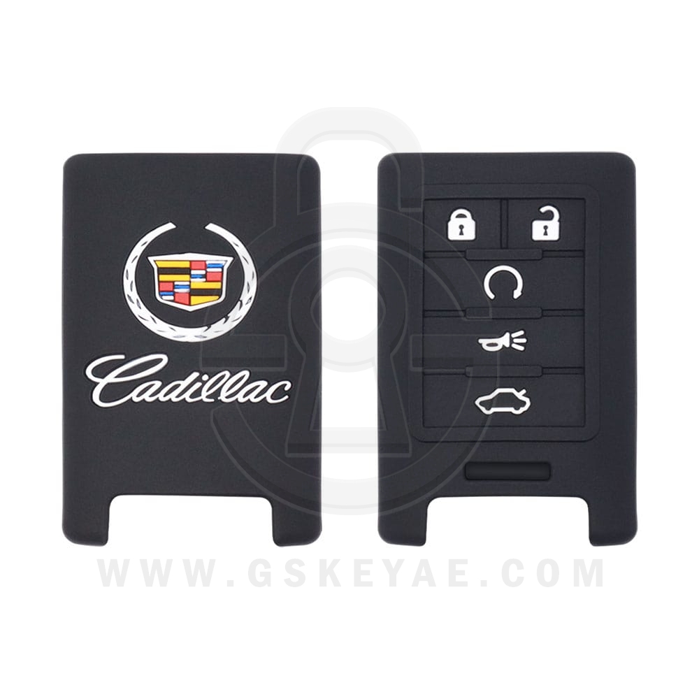 Cadillac CTS / XTS Smart Key Remote Silicone Cover Case 5 Button w/Start