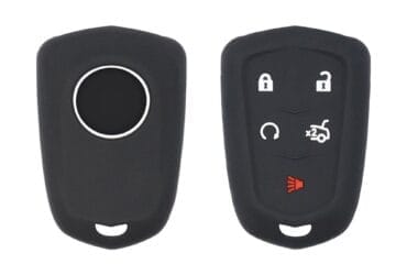Silicone Smart Key Fob Cover Case Replacement 5 Button Protector Fit For Cadillac ATS CTS CT6 XTS