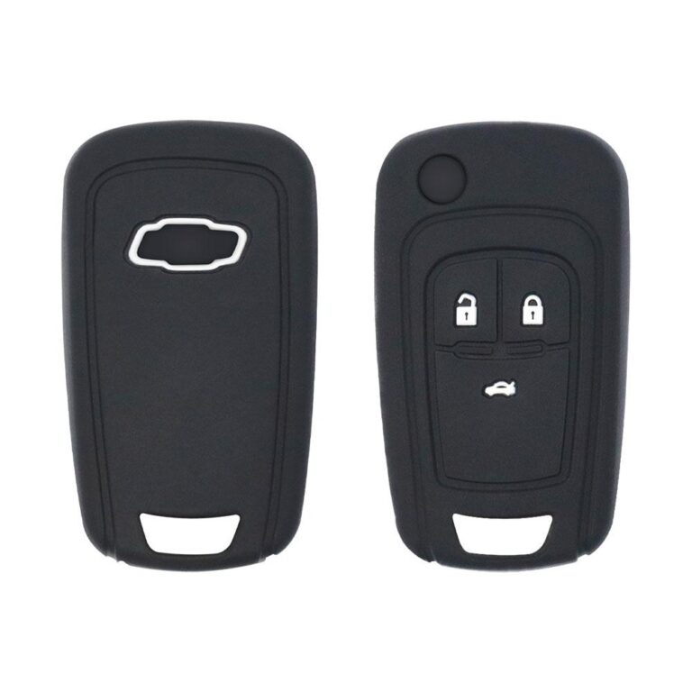 Silicone Flip Key Remote Cover Case Replacement 3 Buttons Fit For Chevrolet Cruze Orlando