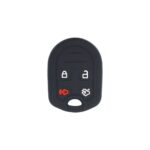 4 Button Silicone Protective Key Fob Cover Case Fit For Ford Mustang Focus Lincoln Mercury