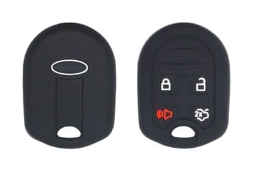 Silicone Remote Head Key Fob Cover Case Replacement 4 Button Fit For Ford Mustang Focus