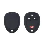 Silicone Keyless Entry Remote Cover Case Replacement 4 Button Fit For GMC Chevrolet Cadillac Buick
