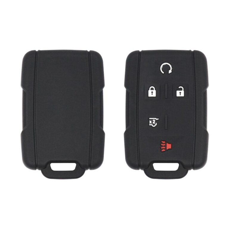 Silicone Smart Key Fob Remote Cover Case Replacement 5 Button Fit For GMC Yukon XL