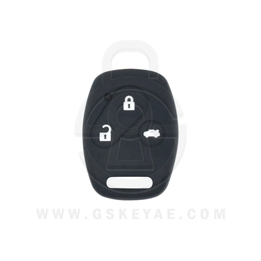 3 Button Silicone Protective Car Key Fob Cover Case Fit For Honda Accord Civic CR-V Fit