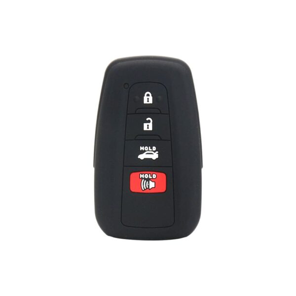 4-Button Silicone Cover Case Replacement For Toyota Camry Avalon RAV4 Corolla Smart Remote Key