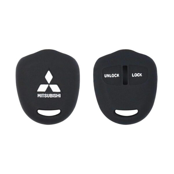 Mitsubishi Lancer Pajero L200 Grandis Remote Head Key Silicone Protective Cover Case 2 Buttons