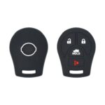 Nissan Versa Sentra Altima Remote Head Key Silicone Protective Cover Case 4 Button w/Panic