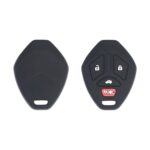 Mitsubishi Lancer Galant Eclipse Remote Head Key Silicone Protective Cover Case 4 Buttons w/Panic
