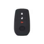3 Button w/Panic Silicone Cover Case Replacement For Toyota Land Cruiser Hilux Smart Key Remote