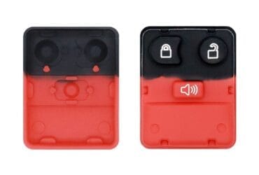 Silicone Rubber Pad Replacement For Ford Lincoln Mercury Remote Car Key Fob Shell Case Cover Red
