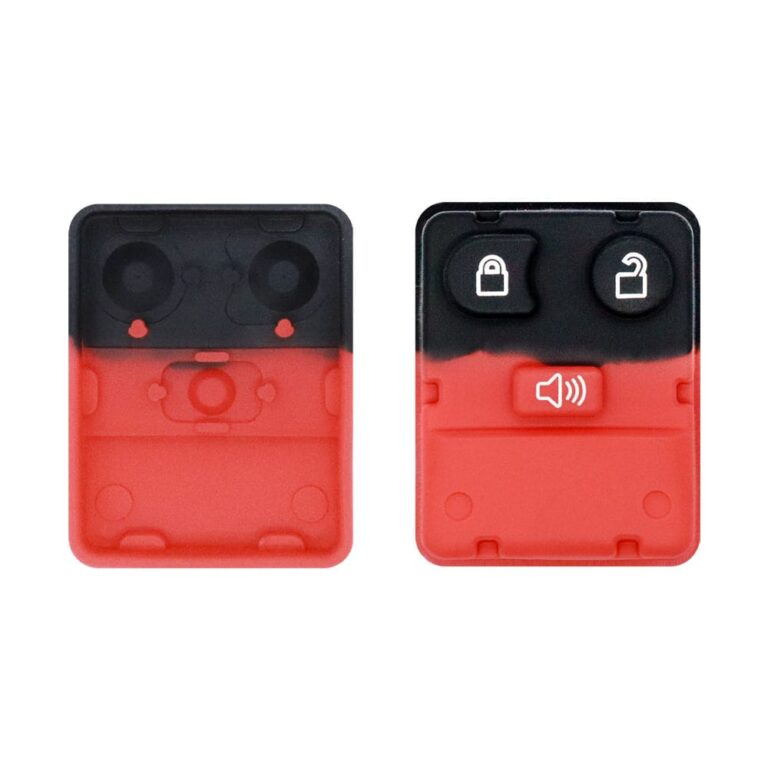 Silicone Rubber Pad Replacement For Ford Lincoln Mercury Remote Car Key Fob Shell Case Cover Red