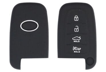Hyundai Genesis Sonata Tucson Smart Remote Key Silicone Protective Cover Case 4 Button