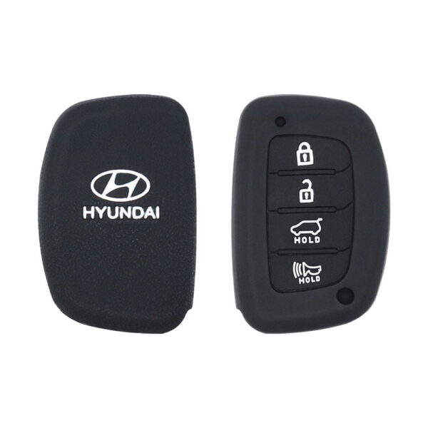 Silicone Smart Key Remote Cover Case Replacement 4 Buttons Fit For Hyundai Tucson Certa Sonata