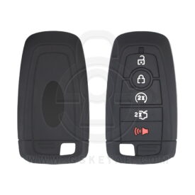 Ford F-Series Explorer Expedition Smart Remote Key 5 Button w/Start Replacement Silicone Cover Case