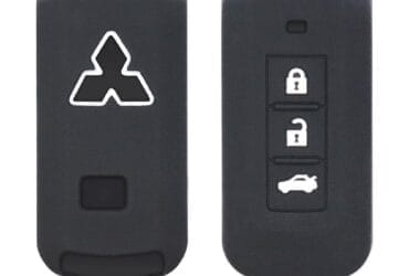 Mitsubishi Lancer Pajero Attrage Smart Key Remote Silicone Protective Cover Case 3 Buttons