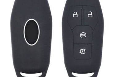 Silicone Smart Remote Key Fob Cover Case Shell Replacement 4 Buttons Fit For Ford Lincoln