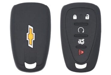 Silicone Smart Key Fob Replacement Cover Case 5 Buttons Fit For Chevrolet Camaro Cruze