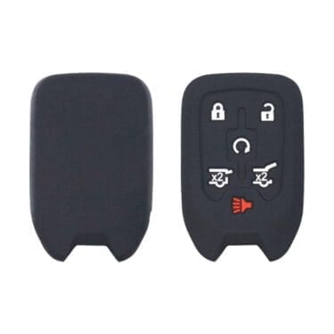 GMC Yukon Chevrolet Suburban Tahoe Smart Key Remote Silicone Cover Case 6 Buttons w/Start