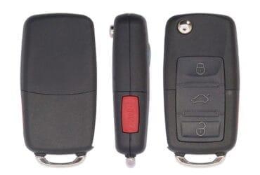 2003-2010 VW Touareg Phaeton Flip Key Remote 4 Buttons 433MHz 3D0959753AK Aftermarket
