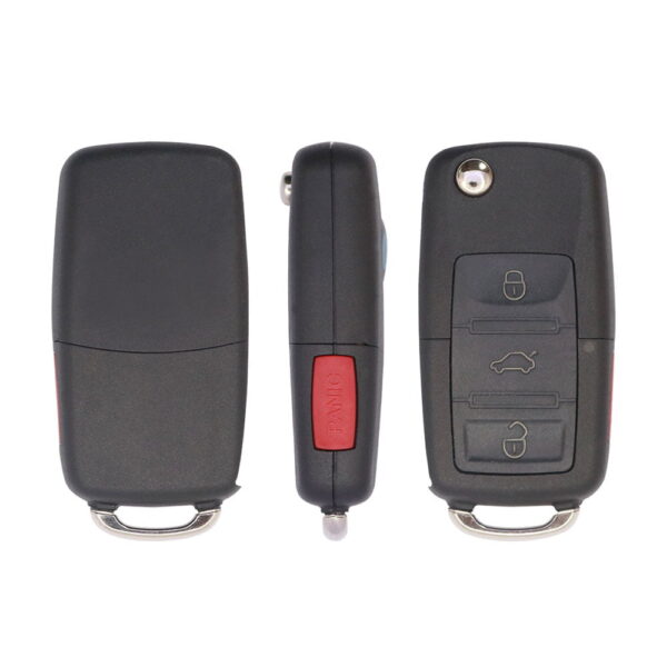 2003-2010 VW Touareg Phaeton Flip Key Remote 4 Buttons 433MHz 3D0959753AK Aftermarket