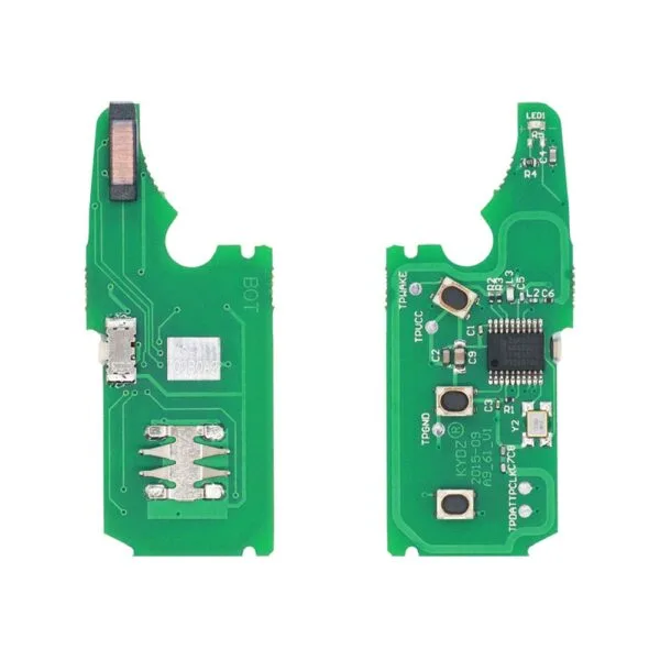 2003-2010 VW Volkswagen Touareg Phaeton Remote Key PCB 4 Buttons 433MHz HITAG 2 / ID46 CHIP 3D0959753AK