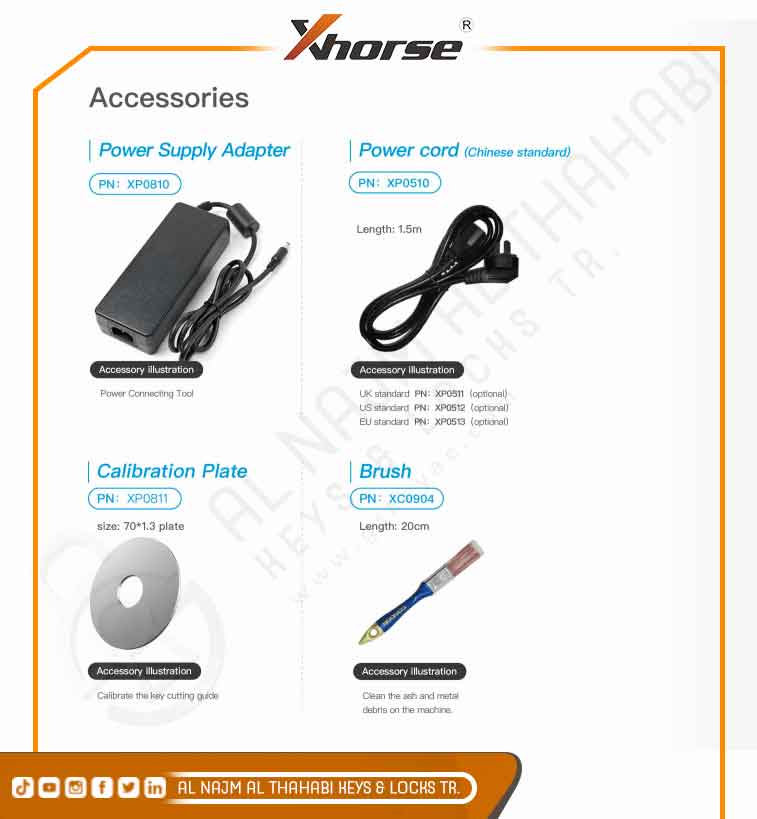 Xhorse Dolphin XP-008 XP008 Accessories