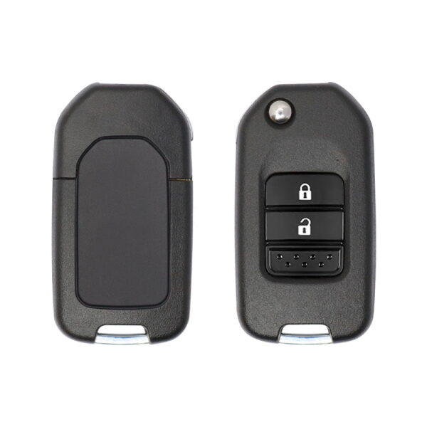 2015-2017 Honda Accord Civic Flip Remote Key Shell Cover 2 Button HON66 Key Blank Blade