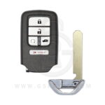 Honda Accord Civic Smart Remote Key Shell Case Cover 5 Button HON66 Blade