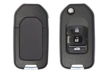 2015-2016 Honda Accord Flip Remote Key Shell Cover 3 Buttons with HON66 Key Blank Blade