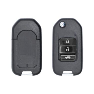 2013-2014 Honda Accord Flip Remote Key Shell Cover Case 3 Buttons with HON66 Blade