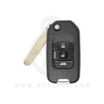Honda Accord Flip Remote Key Shell Cover Case Replacement 3 Buttons HON66 Uncut Blade