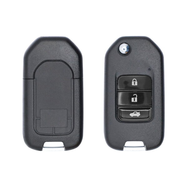 2013-2014 Honda Accord Flip Remote Key Shell Cover Case 3 Buttons with HON66 Blade