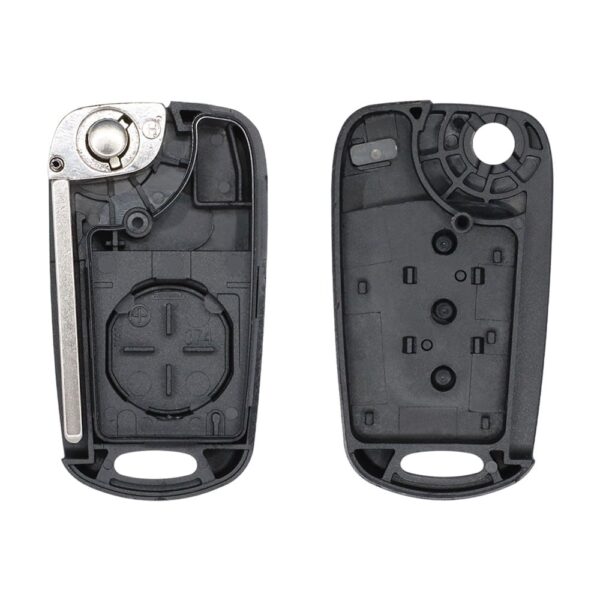 2011-2013 Hyundai Accent Flip Key Remote Shell Cover Case Replacement 2 Button HYN17 Blade For 95430-1R110